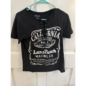 California Luna Beach Crop Top Size Medium